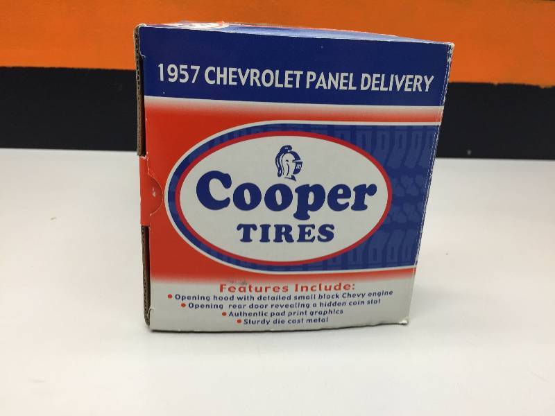 lot 4 image: COPPER TIRE 1957 CHEVROLET PANEL DELIVERY TRUCK