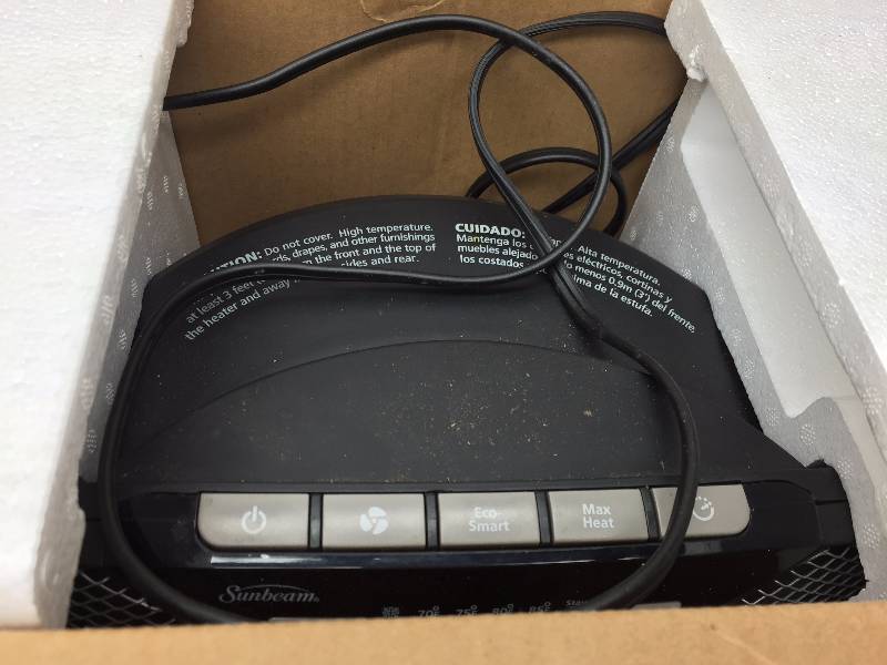 lot 6 image: SUNBEAM CERAMIC HEATERS (2)