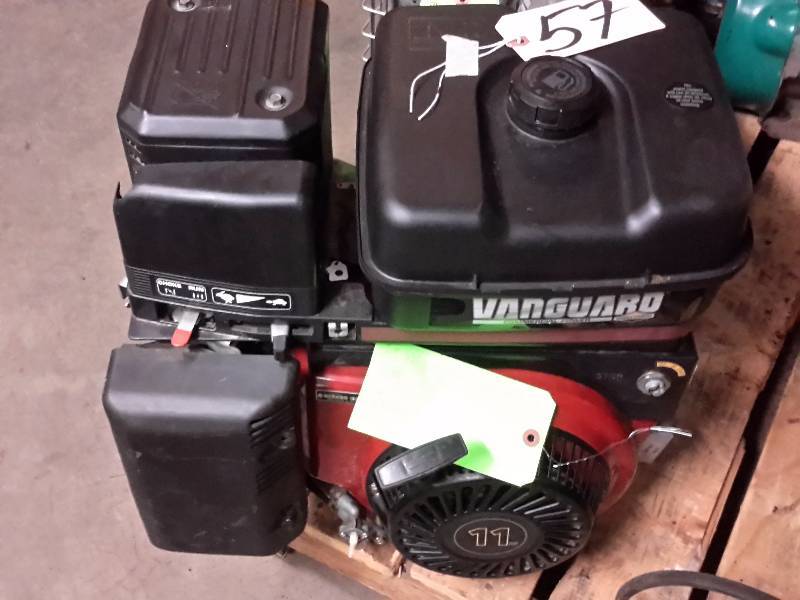 lot 57 image: VANGUARD, 11 H.P. ElectricManual Start.. Good condition