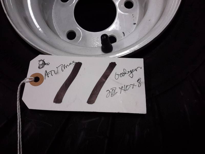 lot 11 image: 2, Goodyear, 22in x 10 in x 8in ATV Tires with rim