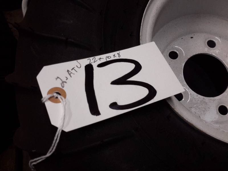 lot 13 image: 2, Goodyear,22in x 10 in x 8 in ATV Tires with rims
