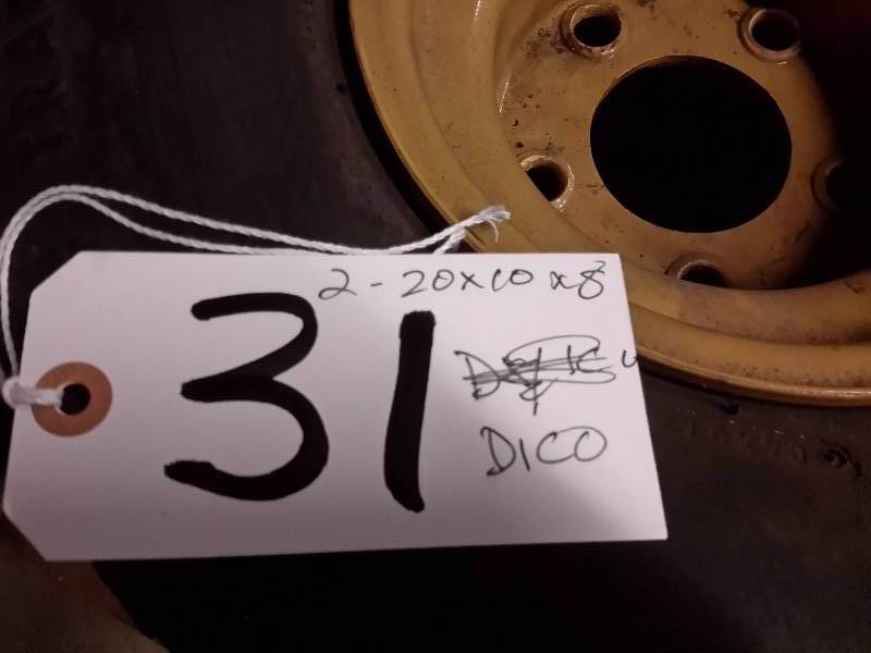 lot 31 image: 2, DICO, 20 in x 10 in x 8 in with rims