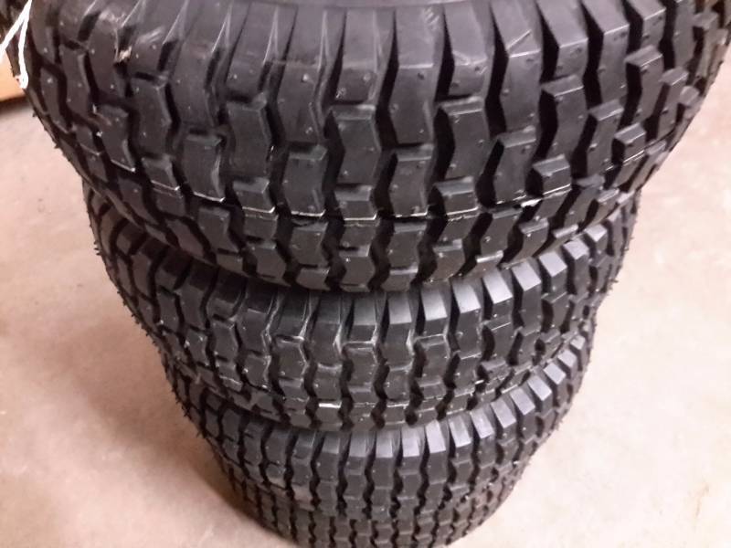 lot 24 image: 4, NANCO, 13in x 5in x 6in Tires with rims.. BRAND NEW