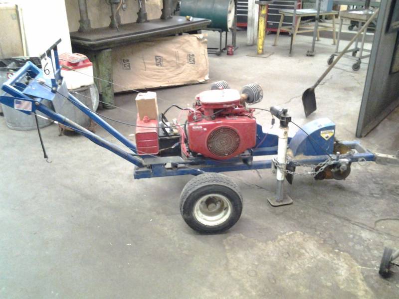 lot 6 image: Kohler Magnum 18 Stump Grinder.. Hi way ready
