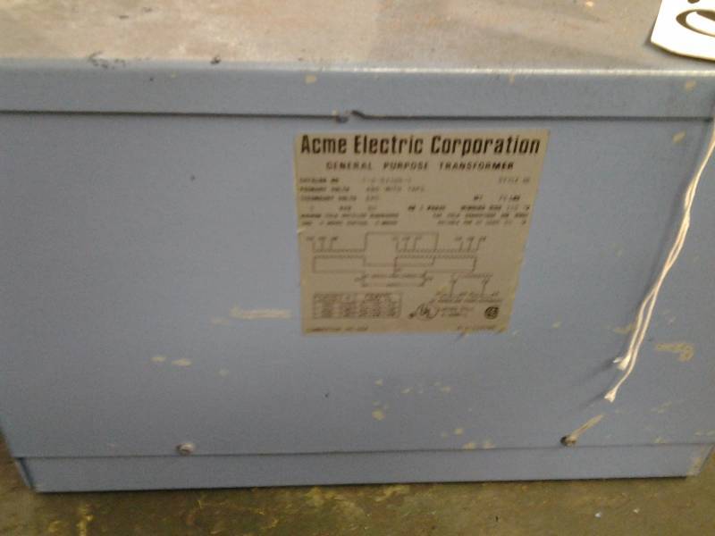 lot 97 image: ACME, Electric General Purpose Transformer