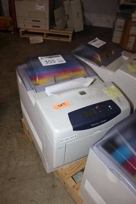 lot 355 image: Xerox Phaser 6360 Workgroup Color Printer