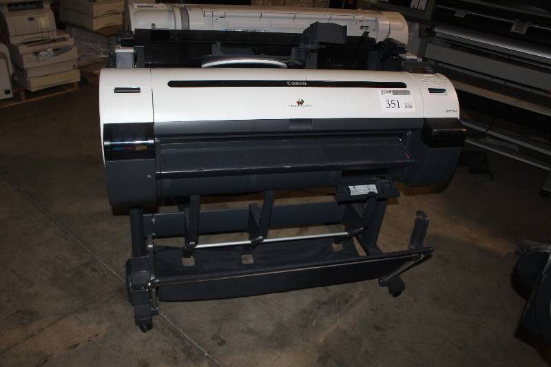 lot 351 image: Canon ImagePROGRAF iPF750 Large Format Printer For Parts