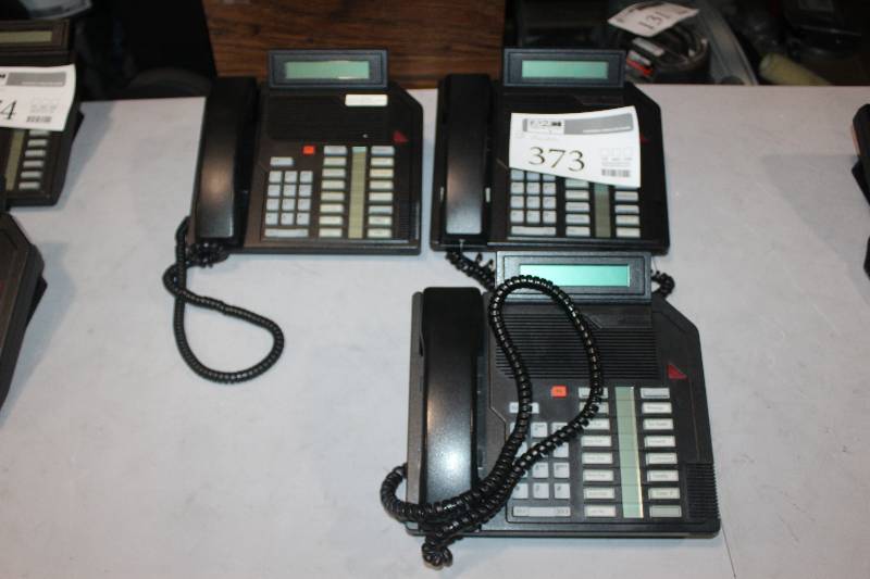 lot 373 image: Lot of (3) Meridian M2616 Telephone w Display