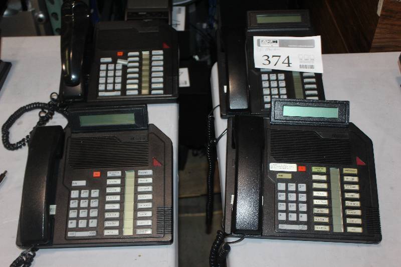 lot 374 image: Lot of (4) Meridian M2616 Telephones