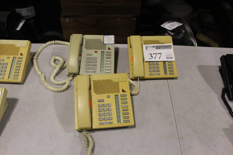 lot 377 image: Lot of (3) Meridian M2008 Telephones