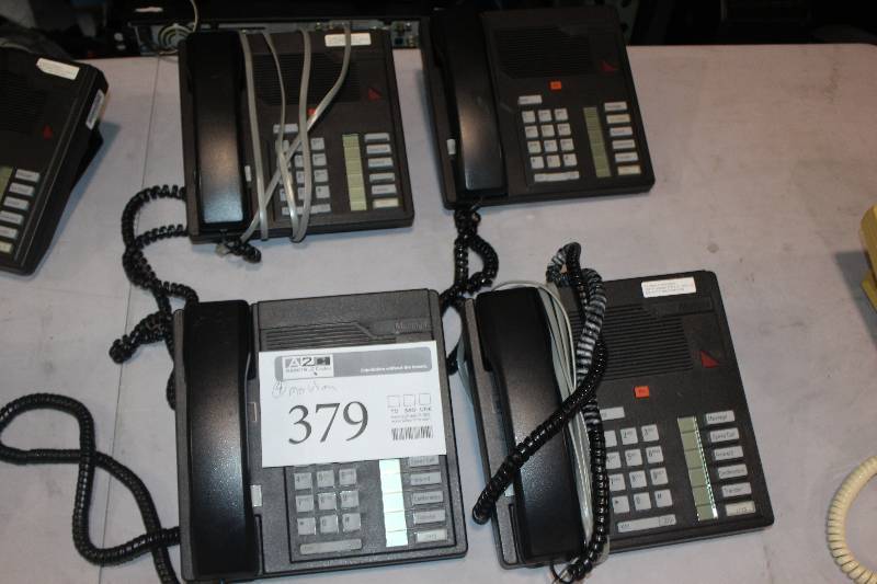 lot 379 image: Lot of (4) Meridian M2006 Telephones