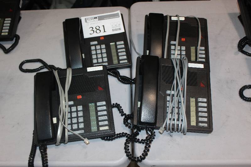 lot 381 image: Lot of (4) Meridian M2006 Telephones