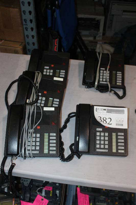 lot 382 image: Lot of (5) Meridian M2006 Telephones