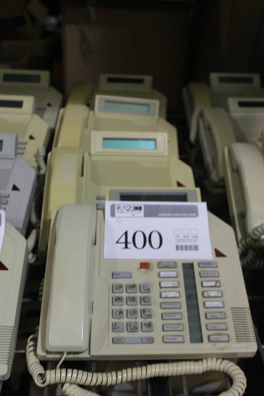 lot 400 image: Lot of (4) Meridian M2616 Telephones w Display