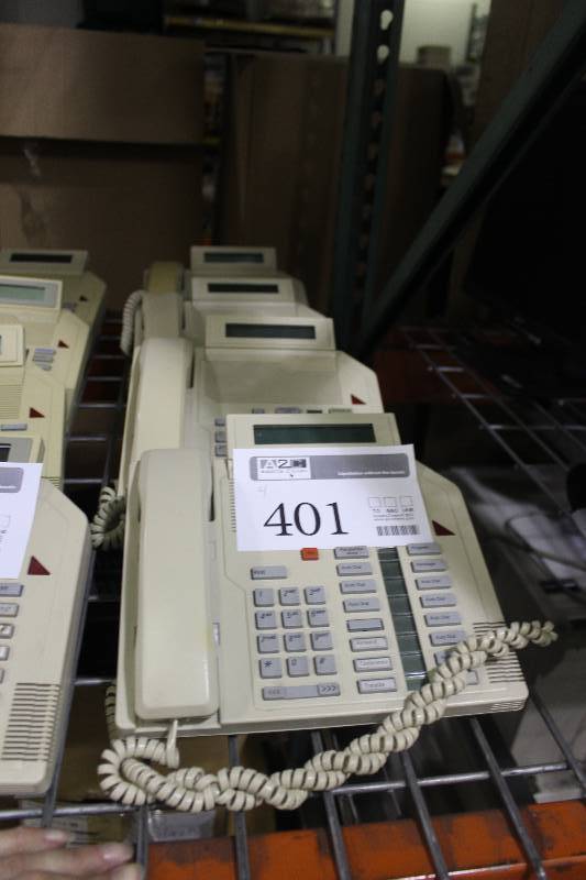 lot 401 image: Lot of (4) Meridian M2616 Telephones w Display