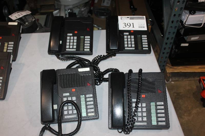 lot 391 image: Lot of (4) Meridian M2006 Telephones
