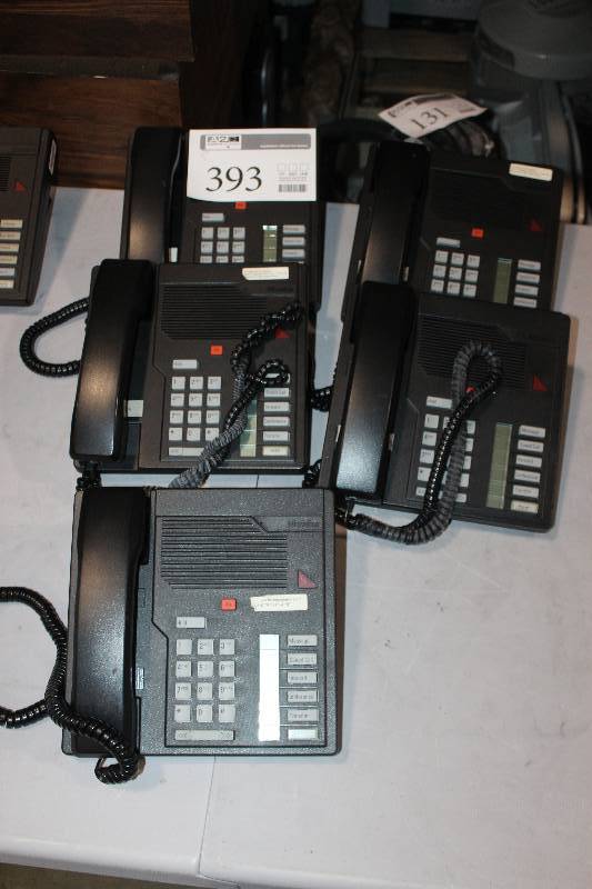 lot 393 image: Lot of (5) Meridian M2006 Telephones