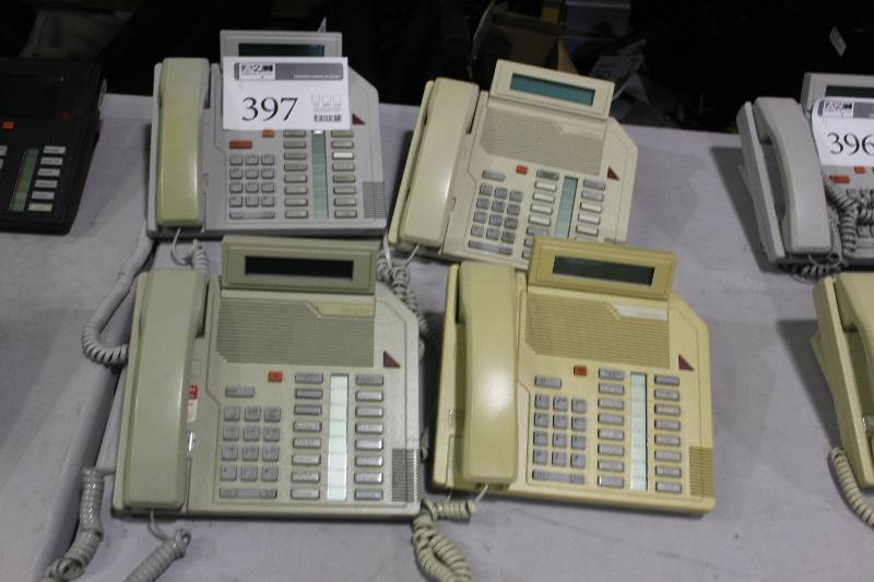 lot 397 image: Lot of (4) Meridian M2616 Telephones w Display