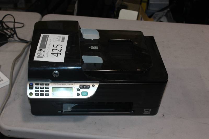 lot 425 image: HP OfficeJet 4500 Wireless Ink Jet Color Printer