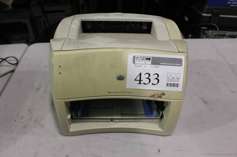 lot 433 image: HP LaserJet 1000 Personal Ink Jet Color Printer