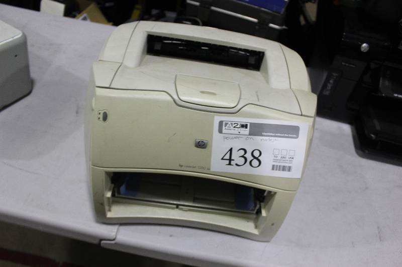 lot 438 image: HP LaserJet 1200 Personal Monochrome Laser Printer