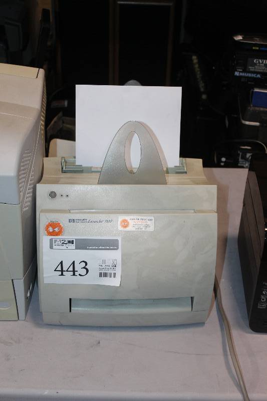 lot 443 image: HP LaserJet 1100 Personal Monochrome Laser Printer