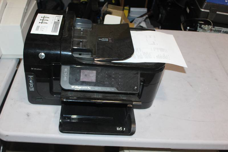 lot 444 image: HP OfficeJet 6500A Plus Wireless Multi Function Ink Jet Color Printer