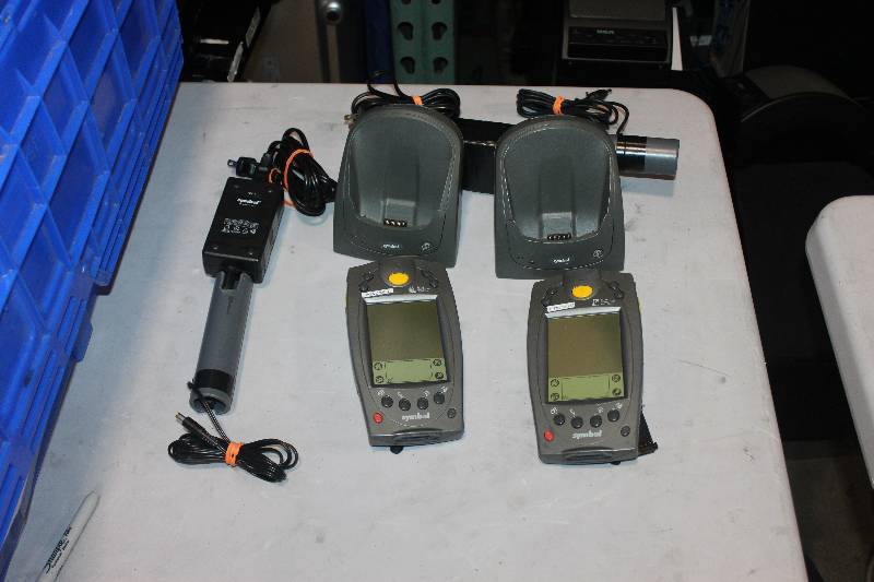 lot 482 image: Lot of (2) Palm Computing Platform SPT 1700 Handset w Charger & Cord