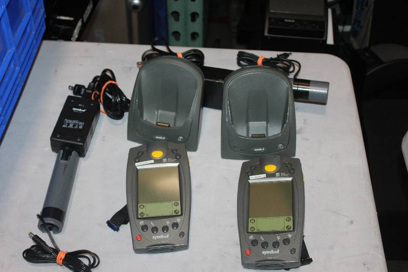 lot 483 image: Lot of (2) Palm Computing Platform SPT 1700 Handset w Charger & Cord