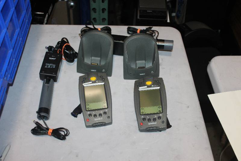 lot 485 image: Lot of (2) Palm Computing Platform SPT 1700 Handset w Charger & Cord