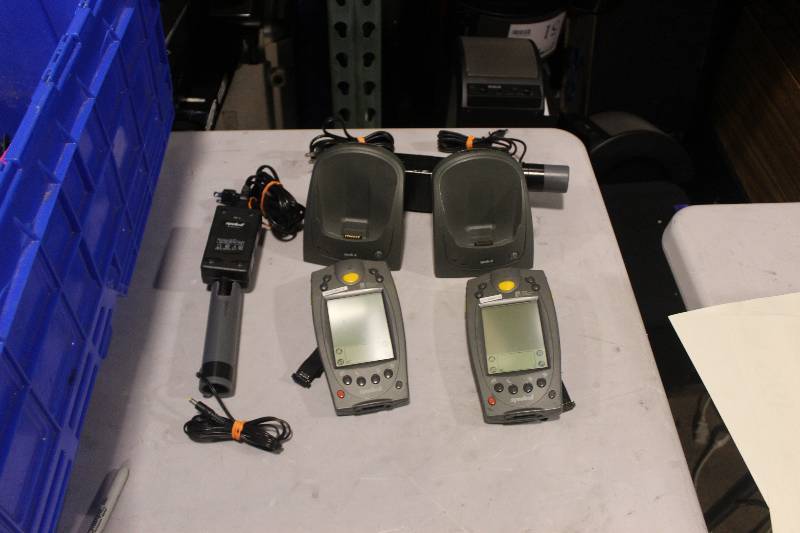 lot 500 image: Lot of (2) Palm Computing Platform SPT 1700 Handset w Charger & Cord