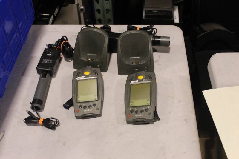 lot 499 image: Lot of (2) Palm Computing Platform SPT 1700 Handset w Charger & Cord