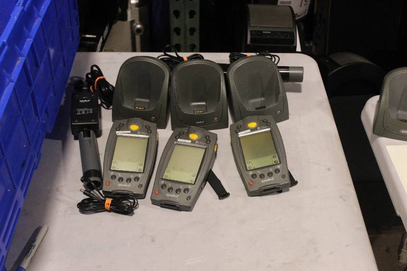 lot 507 image: Lot of (3) Palm Computing Platform SPT 1700 Handset w Charger & Cord