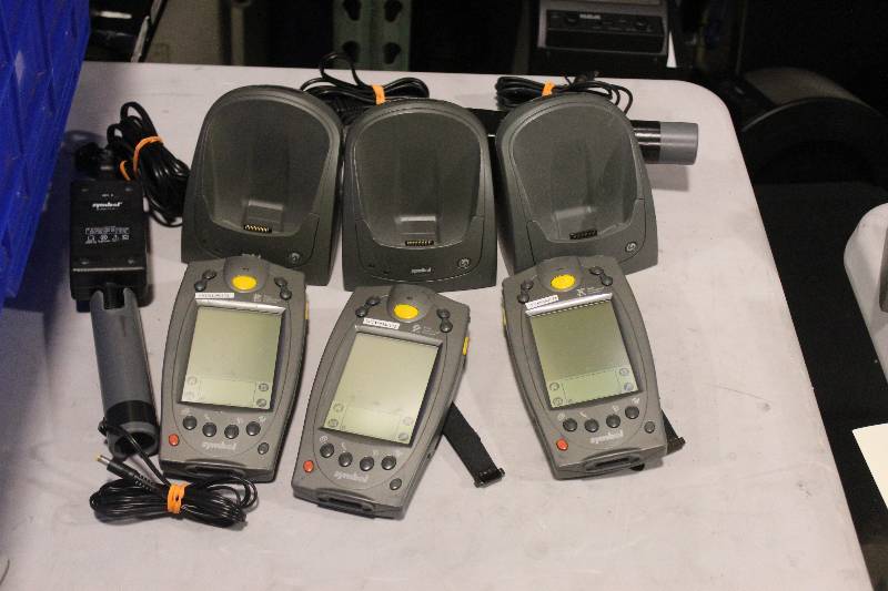 lot 509 image: Lot of (3) Palm Computing Platform SPT 1700 Handset w Charger & Cord