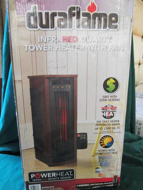 Duraflame Infrared Heater Heats upt...