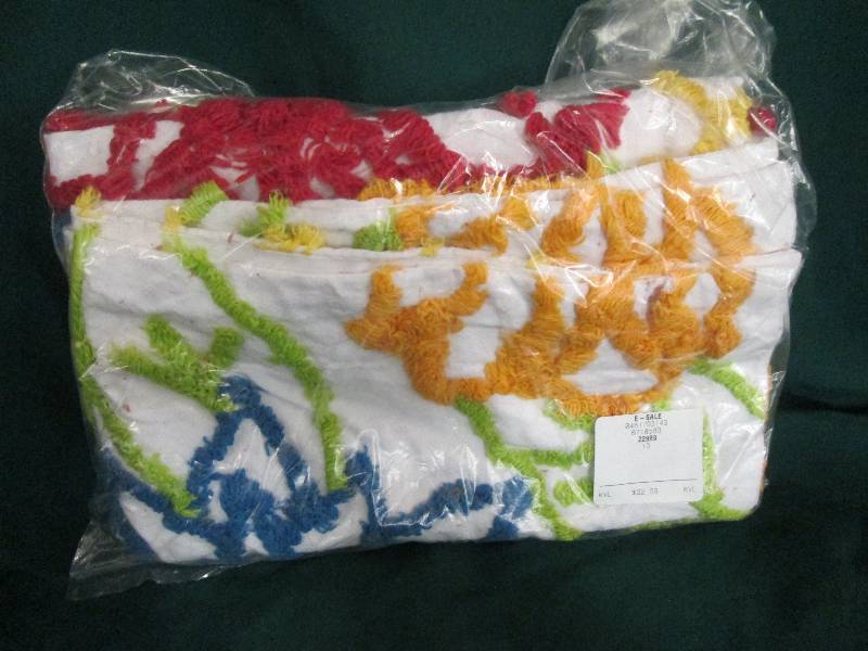 one multicolor pillow sham...