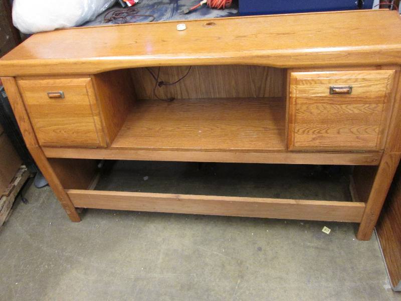 Wooden Queen Sized Headboard with 2...