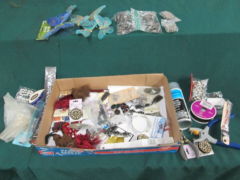 Lot of sewing beading and costume s...
