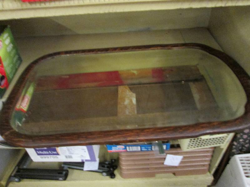 34.5x 20.5 inch wood framed mirror ...
