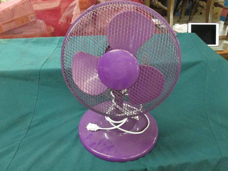 Purple Table Fan...
