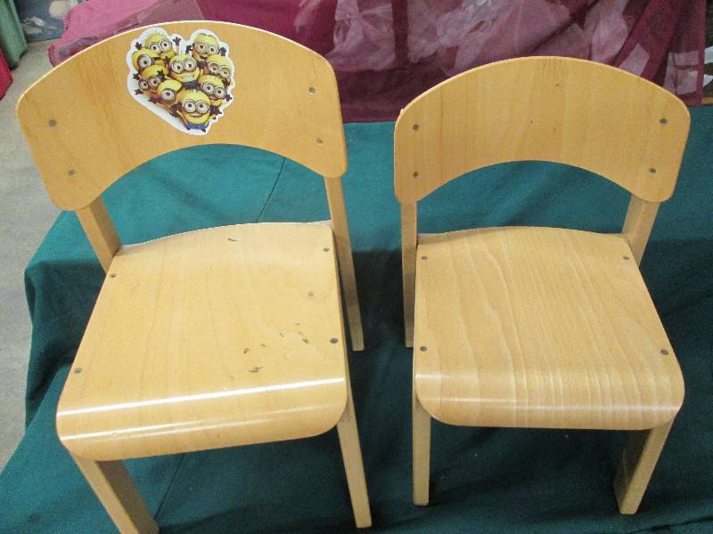 2 Small Wooden Chairs...