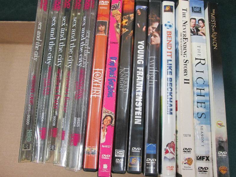 Lot of DVD movies and TV Series inc...