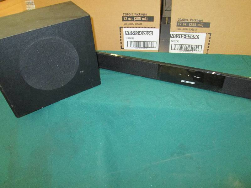 Sylvania Sound Bar, & Rear Speaker ...