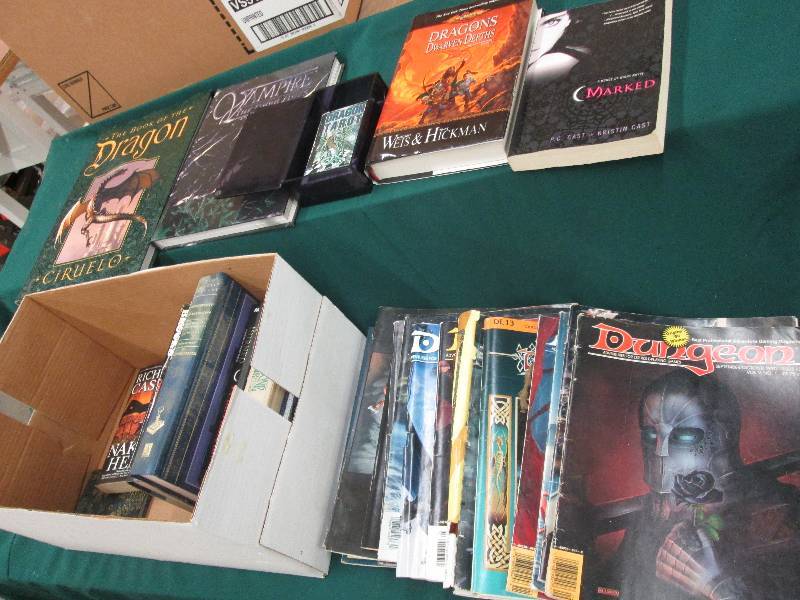 Hardbound Fantasy Books, Dungeon Ma...