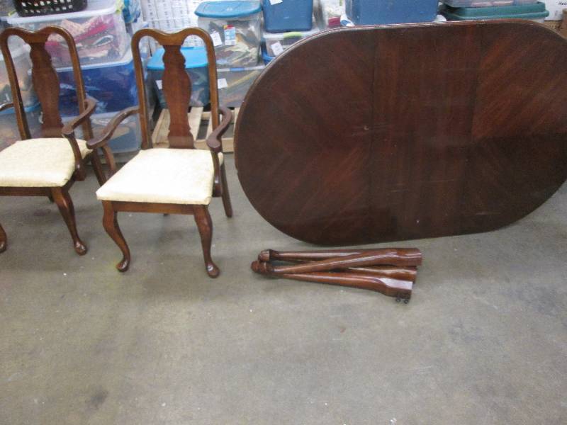 Dining Table with 2 Padded Chairs w...