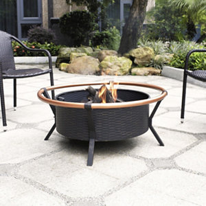 lot 20 image: Crosley Yuma Copper Ring Firepit