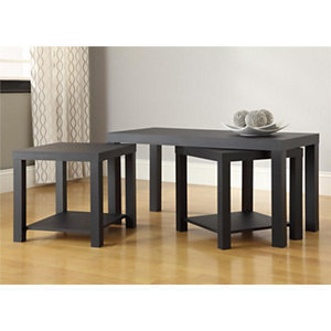 lot 33 image: Altra Coffee Table and End Table 3-pc. Set
