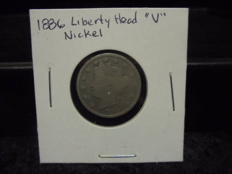 AUCTION HIGHLIGHT - 1886 Liberty Head V Nickel -Rare Key Date