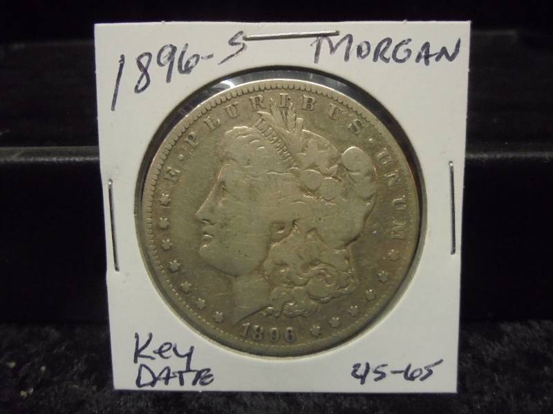 1896-S Morgan Silver Dollar