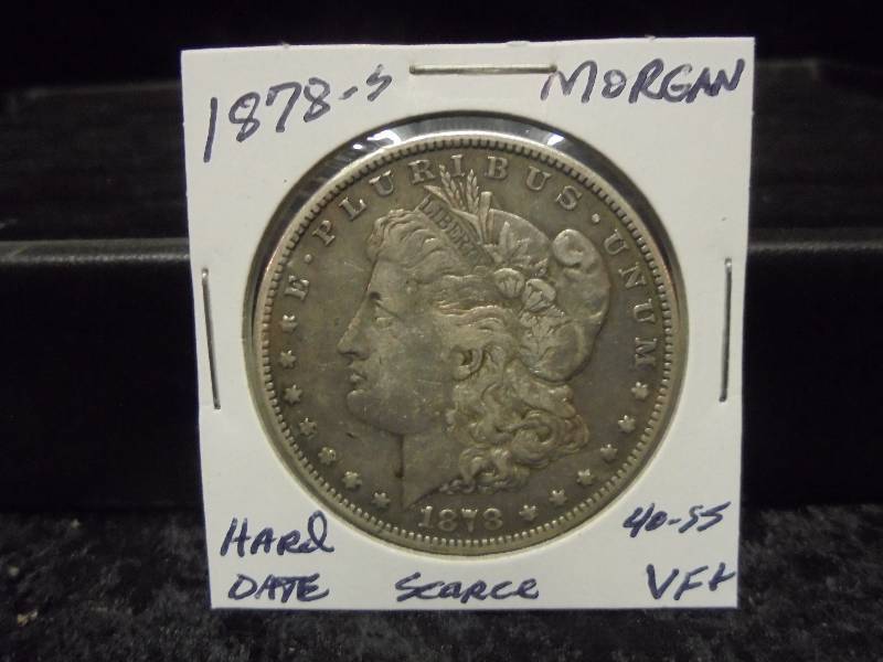 1878-S Morgan Silver Dollar, Scarce
